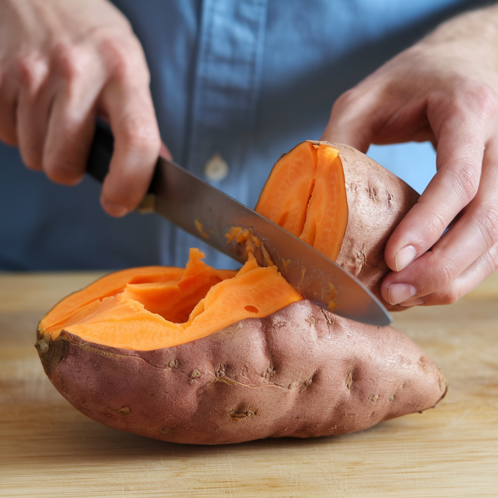 How to Prepare Sweet Potatoes for Baking